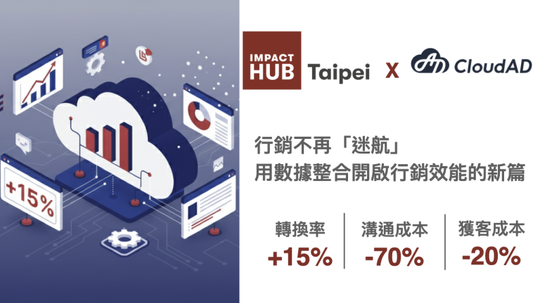 行銷不再「迷航」！Impact Hub Taipei 攜手 CloudAD，用數據整合開啟行銷效能的新篇章