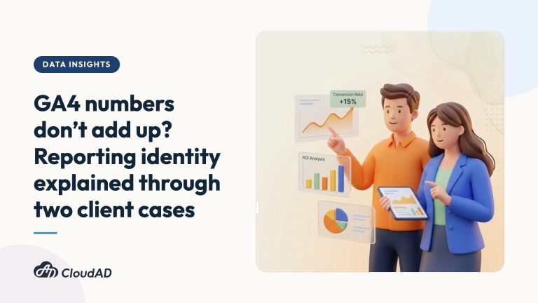 GA4 numbers don’t add up? Reporting identity explained through two client cases