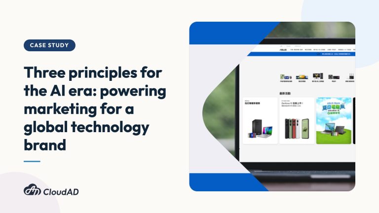 Three principles for the AI era: powering marketing for a global technology brand