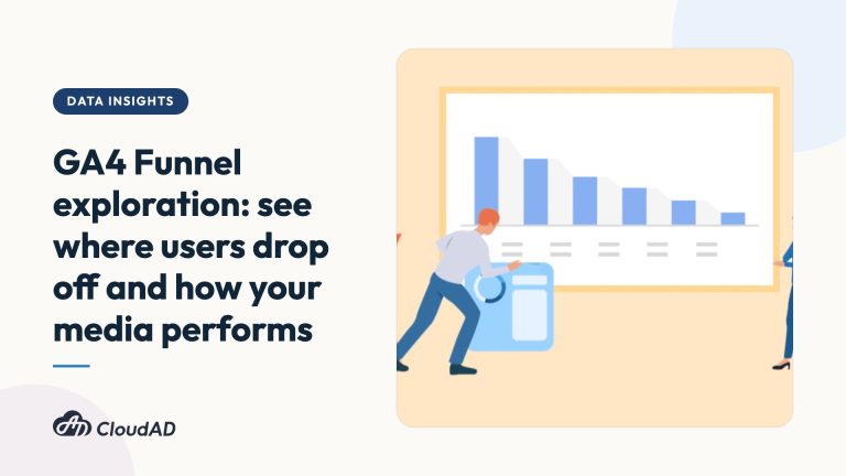 GA4 Funnel exploration: see where users drop off and how your media performs